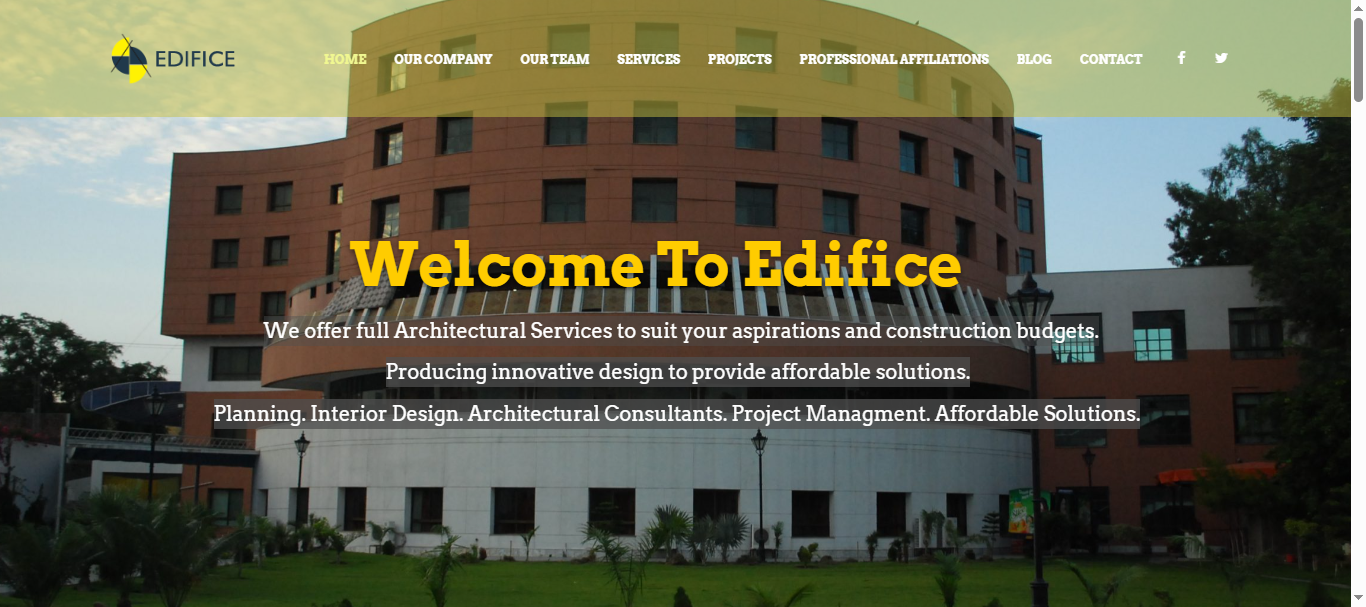 Ediface — Architecture & Interior Design Portfolio Site