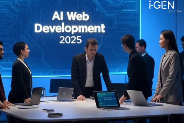 AI web development 2025
